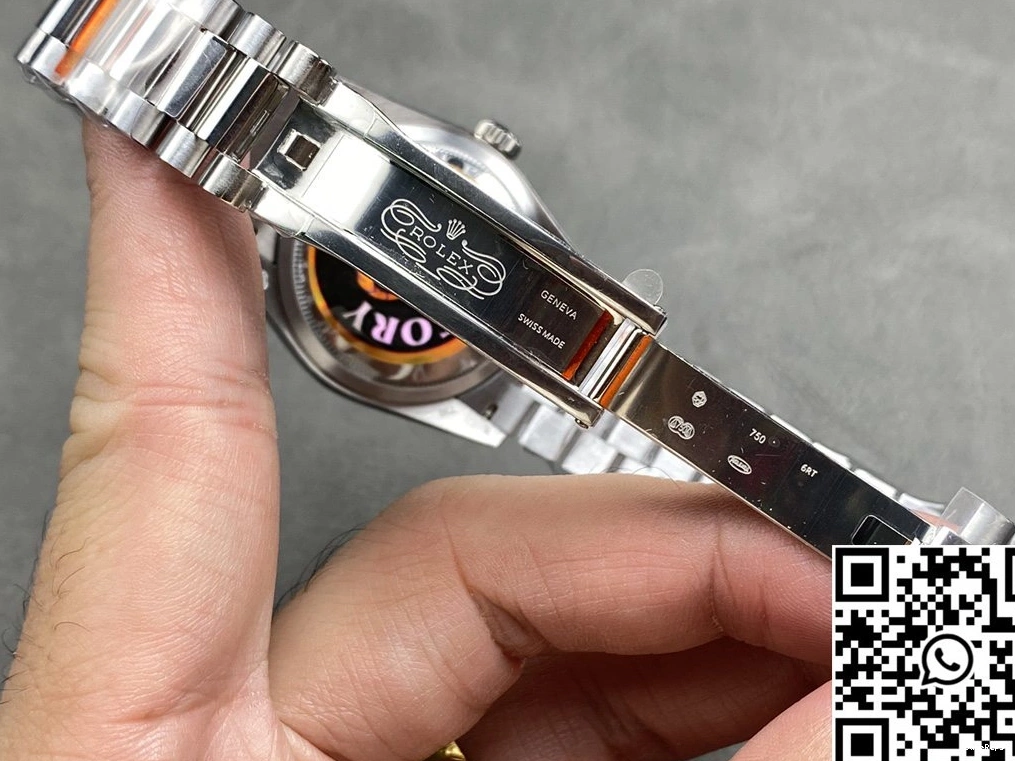 Rolex Day Steel v5 Tungsten M128236-0018 Factory 36mm White QF Date Dial 0410